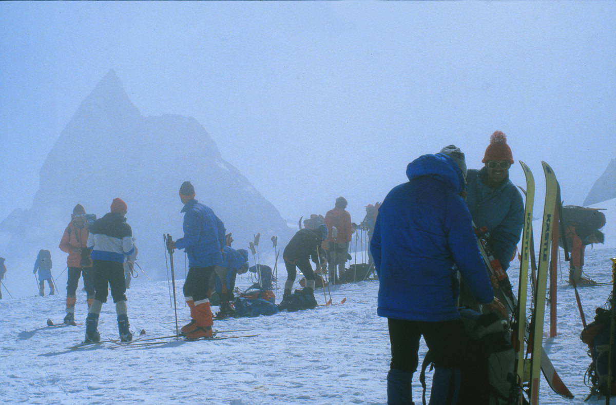 Col de Valpelline with Matterhorn